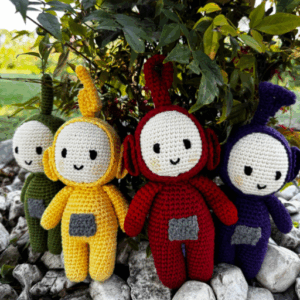 Kukulla Teletubbies të Qepura me Dorë
