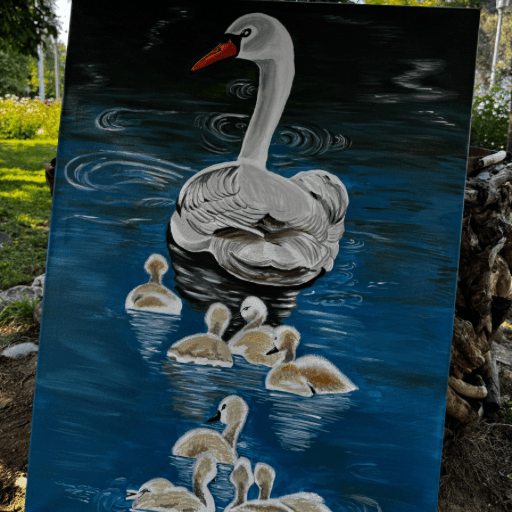 Pikturë Mjellmë në Telajo