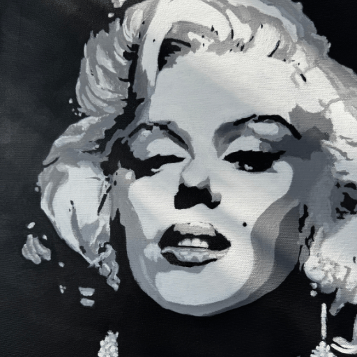 Pikturë Ikonë me Bojë Akrilike